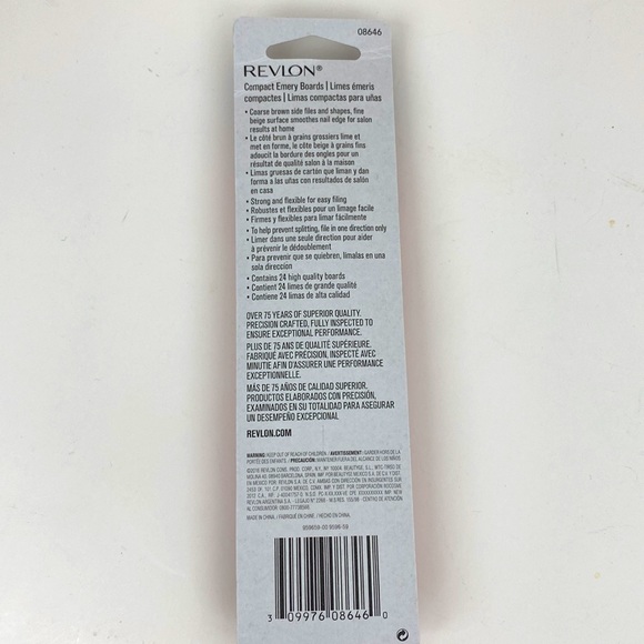 Revlon bundle set of tools,NEW 24 emery boards, cuticle trimmer, face defuzzer - Picture 3 of 7